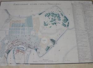 Генеральный план города Николаева 1833 года