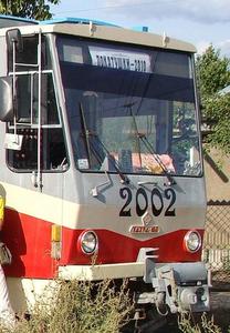 Трамвай с номером 2002, на котором совершались Покатушки-2010