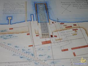 Фрагмент плана реконструкции Спасского Адмиралтейства 1875 год.