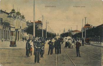 Соборная улица в Николаеве на старой открытке