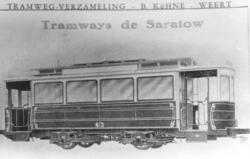 трамвайный вагон для Саратова.