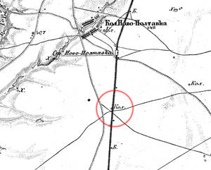 Карта Шуберта 1860-е