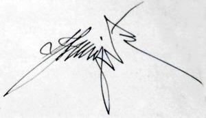 Подпись Ге
