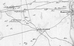 Карта Шуберта 1869 года