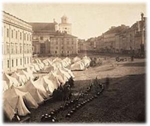 Русская армия в Варшаве во время военного положения, 1861 г.